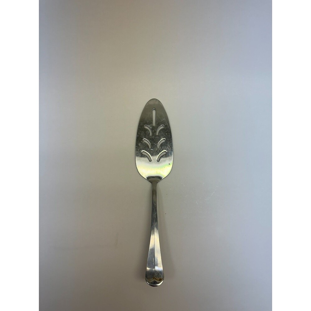 Vintage Hampton Stainless Japan Pierced Slotted Pie Cake Server 10”